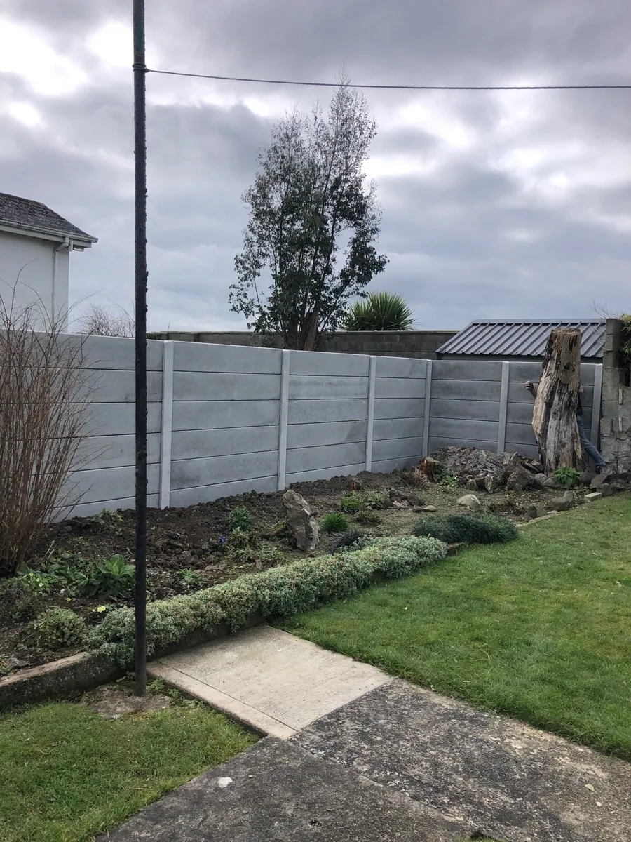 Concrete fence walls. No maintenance - Image 2