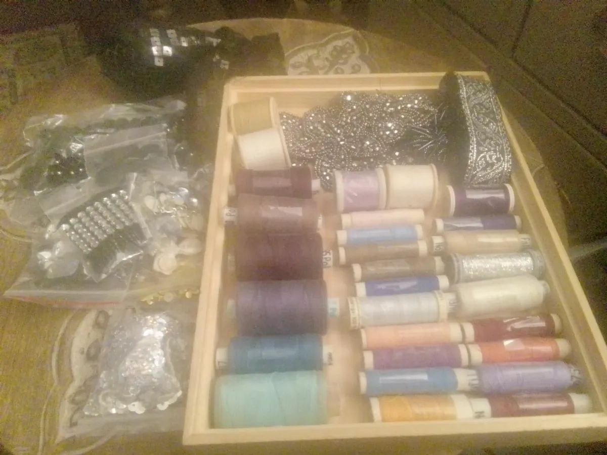 HABERDASHERY BUNDLE FOR DRESSMAKING ETC - Image 1