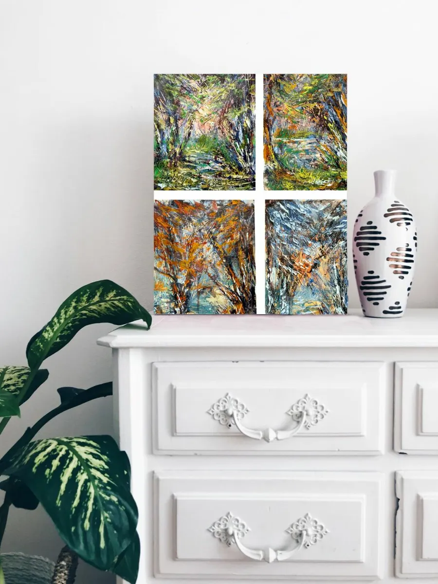 ArtH2O 2025 - Quadriptych - Whispers of the Season - Image 1