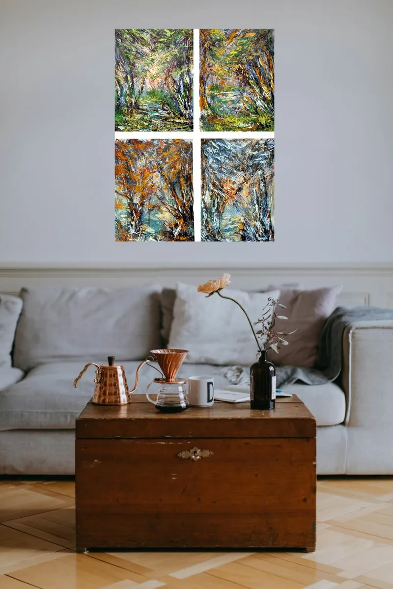 ArtH2O 2025 - Quadriptych - Whispers of the Season - Image 3