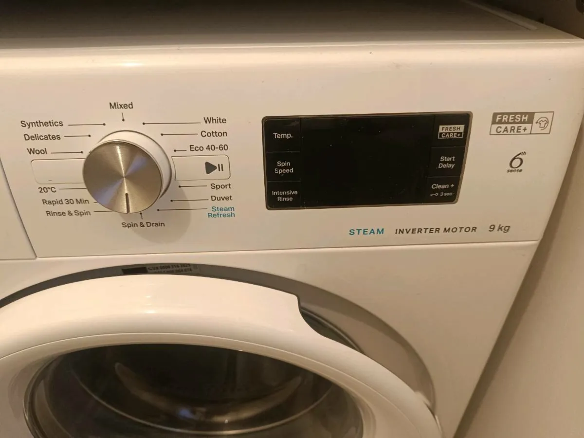 Whirlpool 9kg Washing Machine (read add) - Image 3