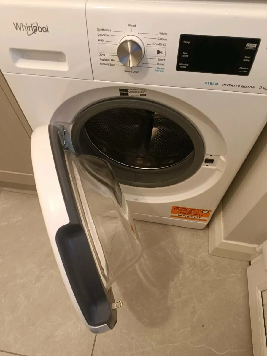 Whirlpool 9kg Washing Machine (read add) - Image 4