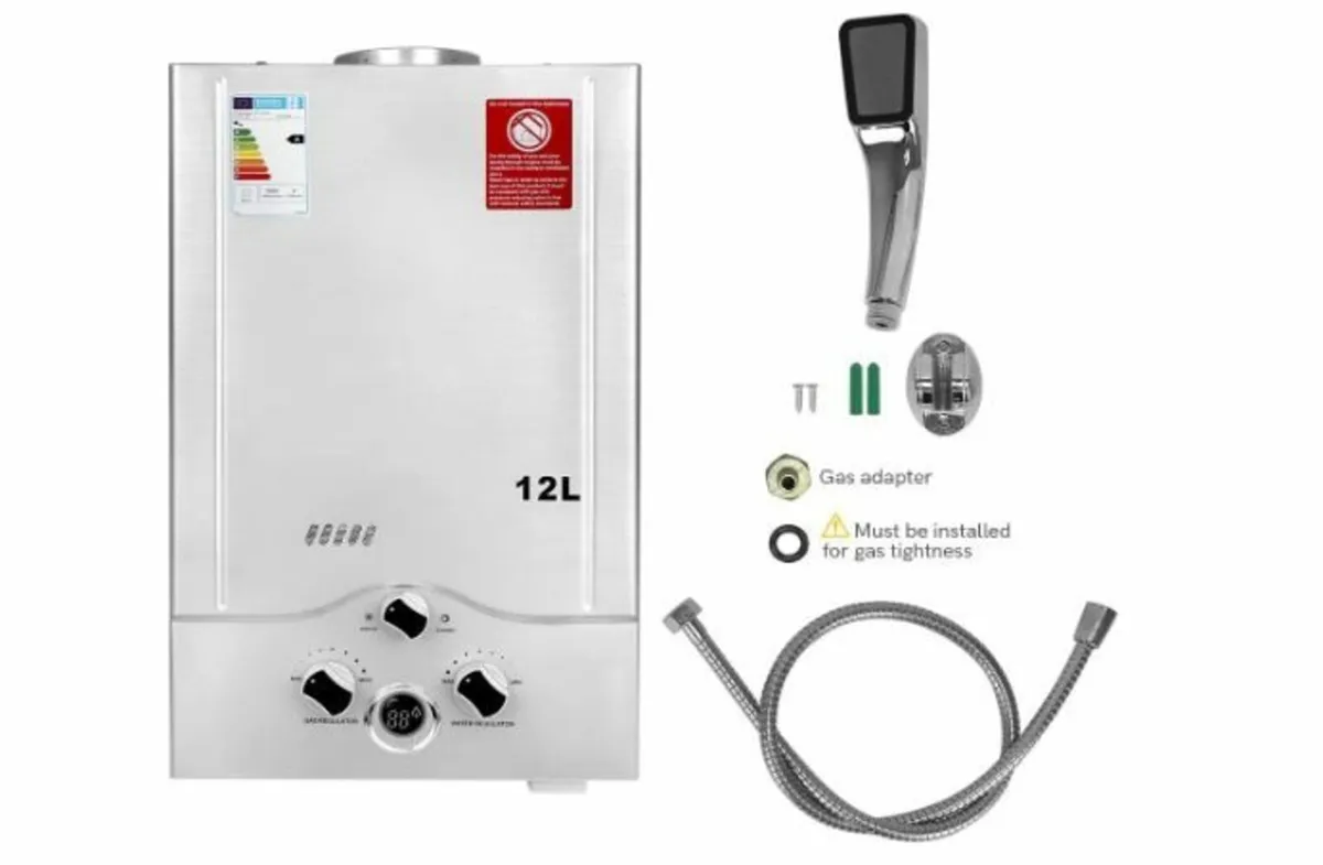 12LPM Gas Instantaneous Water Heater, 24 kW - Image 2
