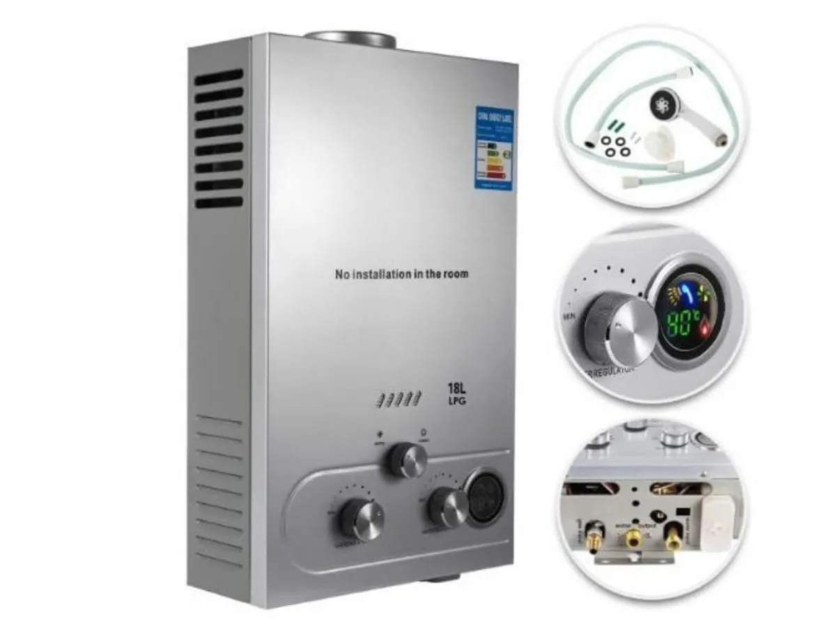 18L Water Heater Gas 36KW LPG Water Heater - Image 3
