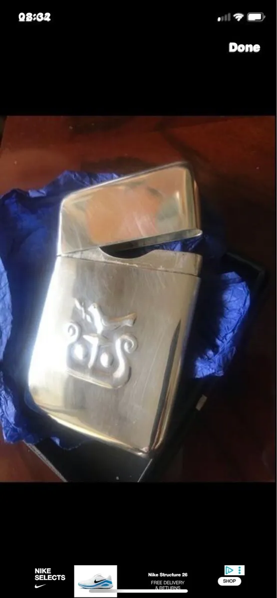 Solid Silver Business Card Holder - Image 4