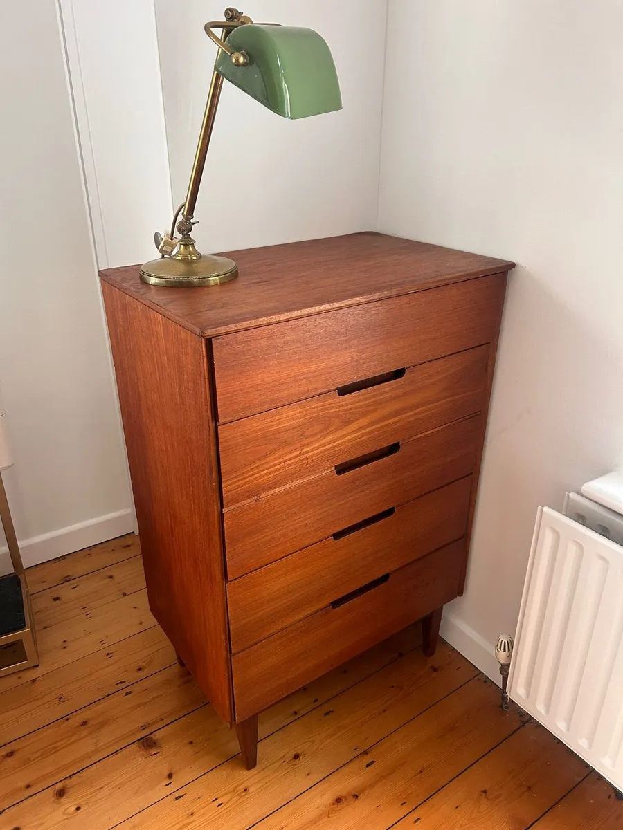 Mid century 1970s Teak set of Drawers. - Image 1