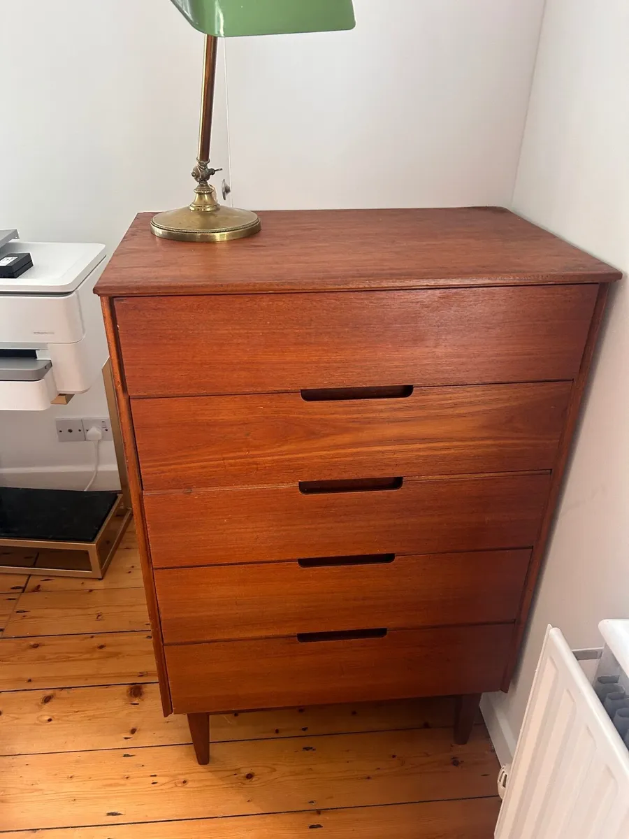 Mid century 1970s Teak set of Drawers. - Image 2