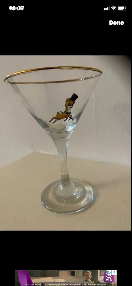 Rare vintage Babycham Glass - Image 1