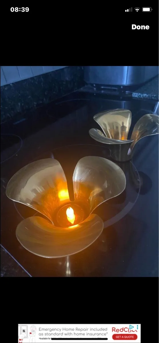 Brass candle Holder Set - Image 1