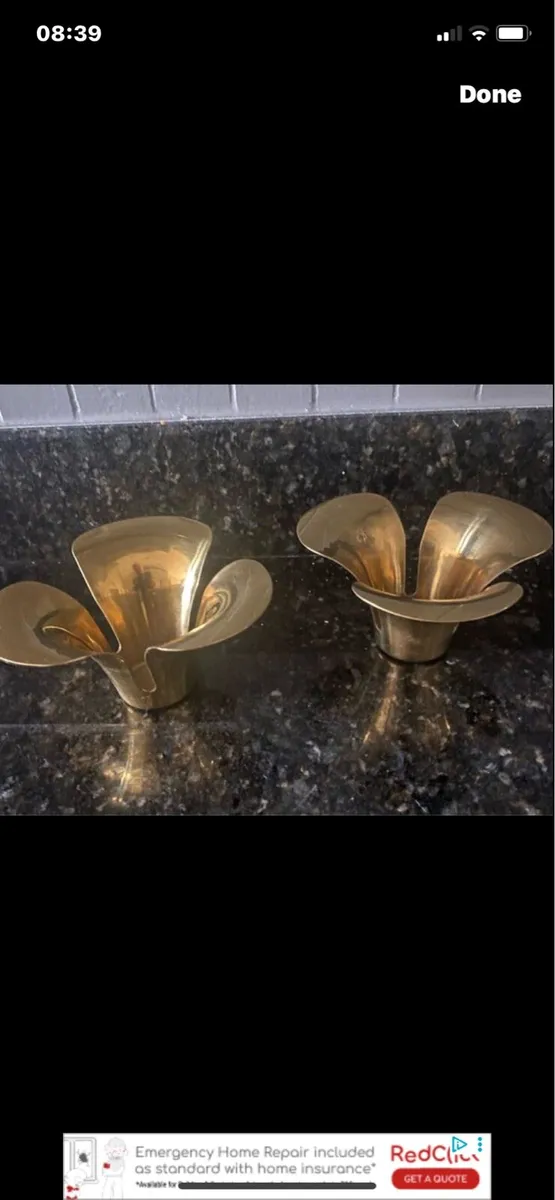 Brass candle Holder Set - Image 2