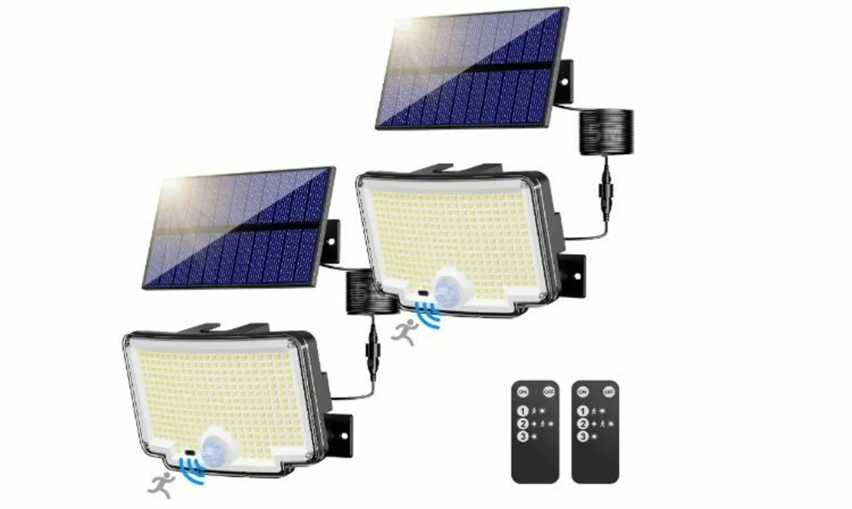 Pack of 2 Solar Lights for Outdoor - Image 3