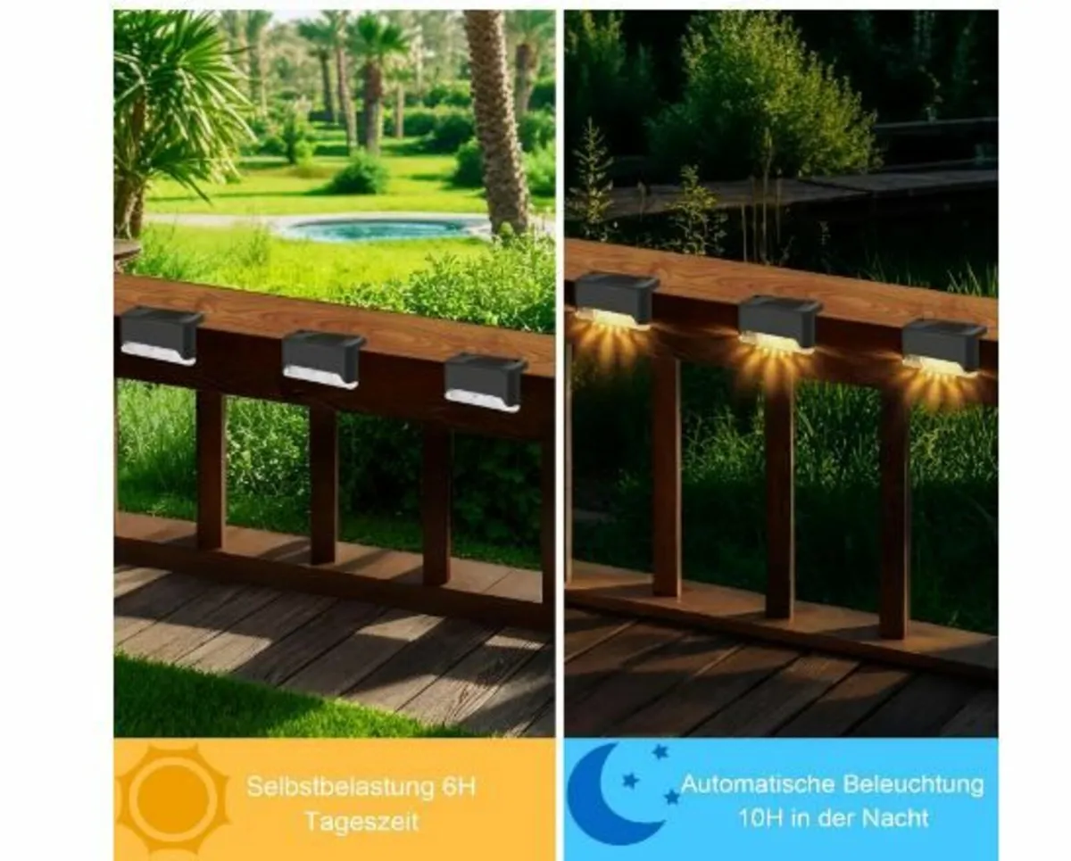 Solar Patio Lights IP65 Waterproof 12 Pack - Image 3