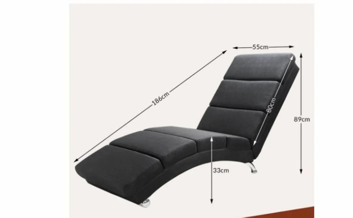 Relaxing Lounger XXL, Massage and Heating Function - Image 2
