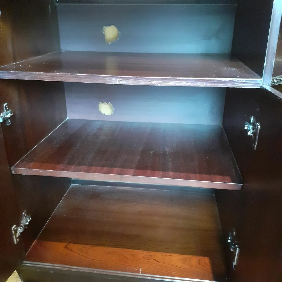 TV mahogany stand - unit - Image 2