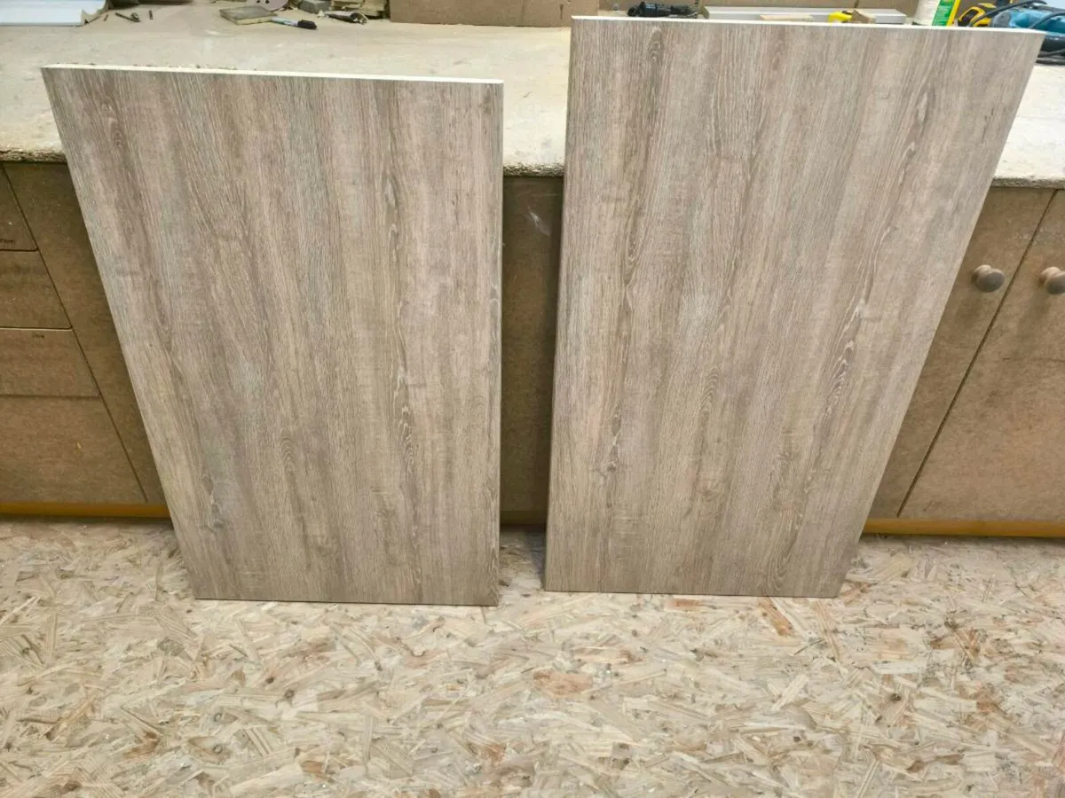 2 NEW counter worktops oak Formica - Image 1
