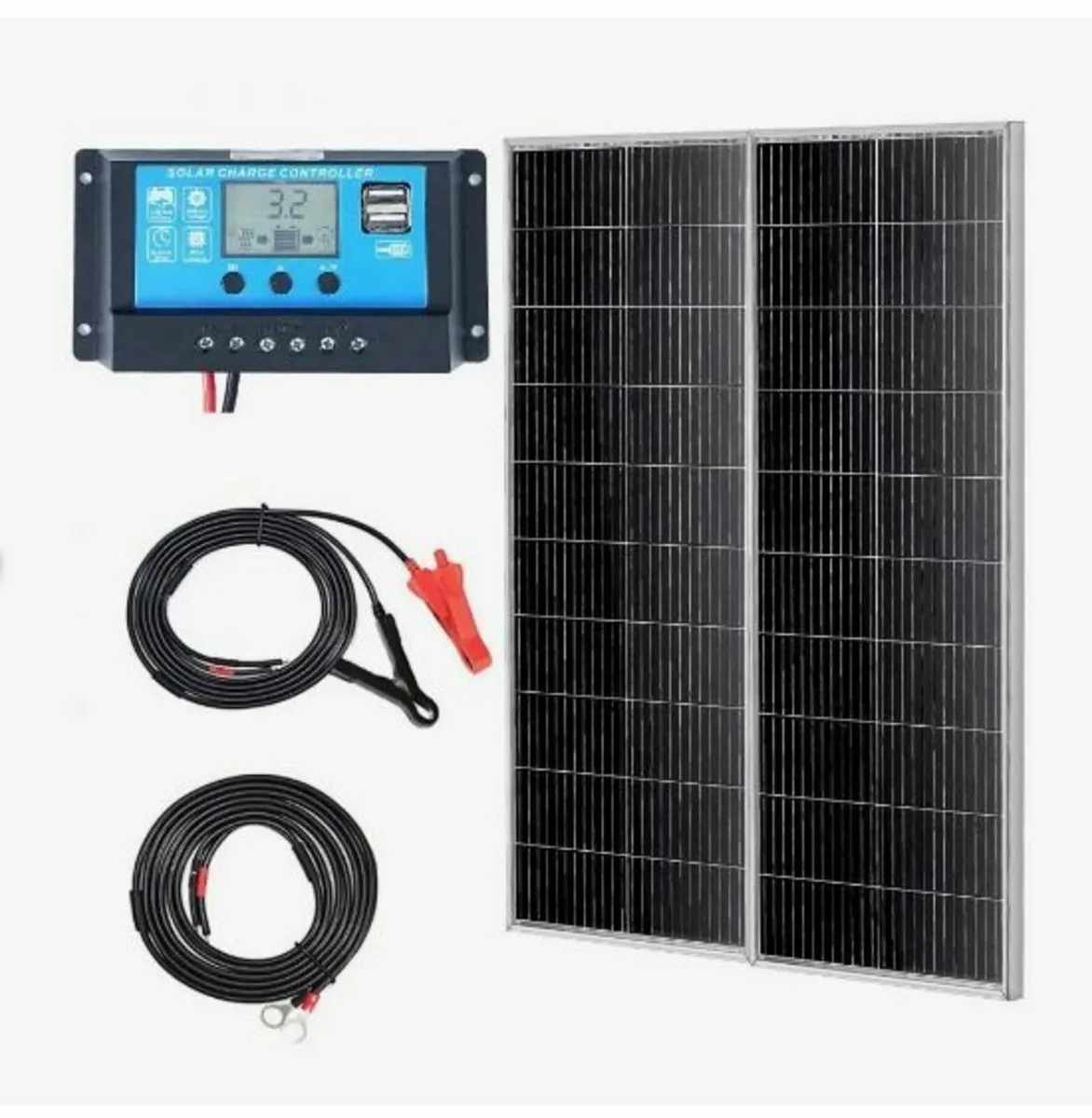 200W Monocrystalline Solar Panel Kit - Image 1
