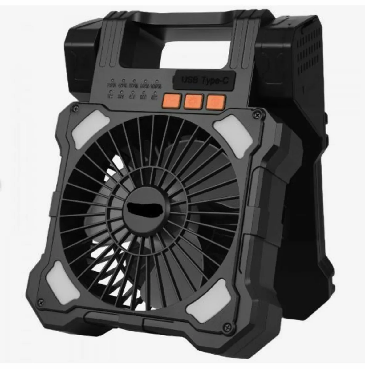 20000mAh Rechargeable Solar Fan - Image 4