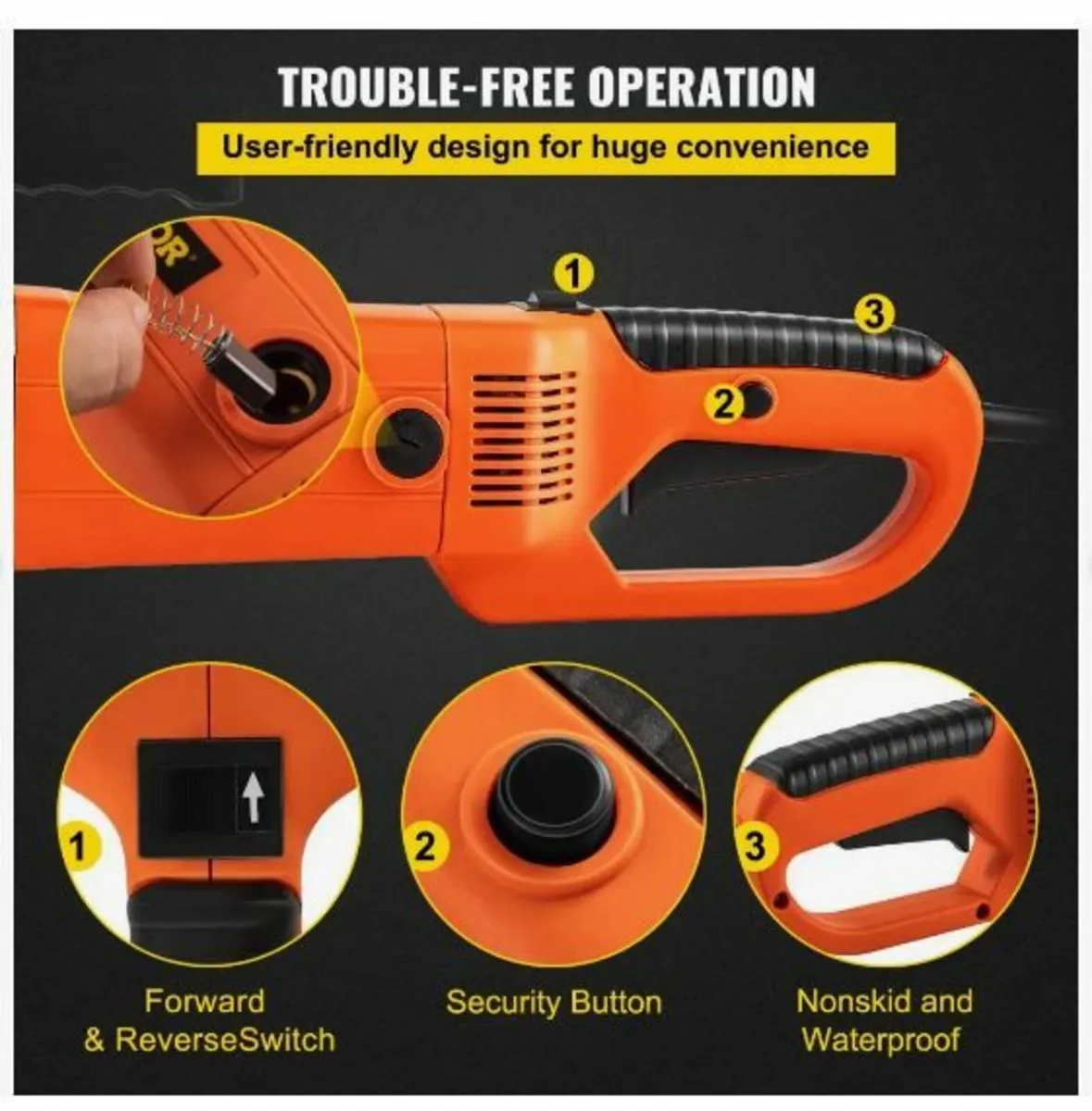 Electric Pipe Threader, 2300W Pipe - Image 4