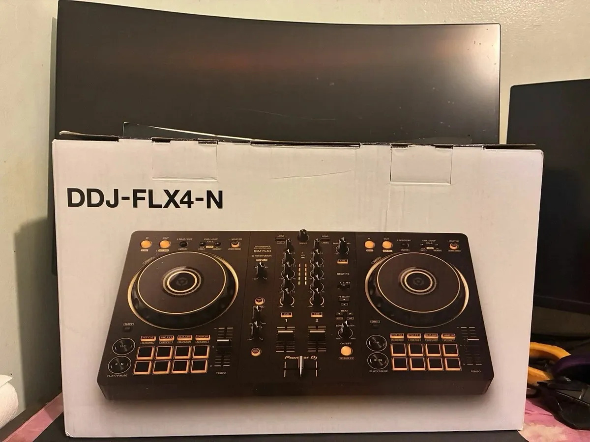 Pioneer DJ DDJ-FLX4-N 2-Channel DJ Controller Gold - Image 1