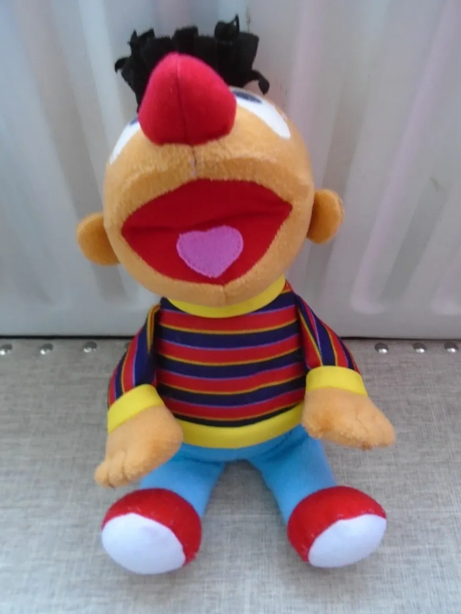 Ernie, plush toy, Vintage toy, - Image 4