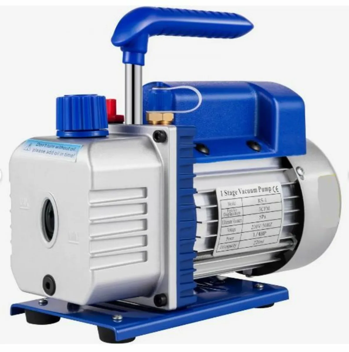 183 L/min(3CFM) 246W(1/3HP) Vacuum Pump - Image 1