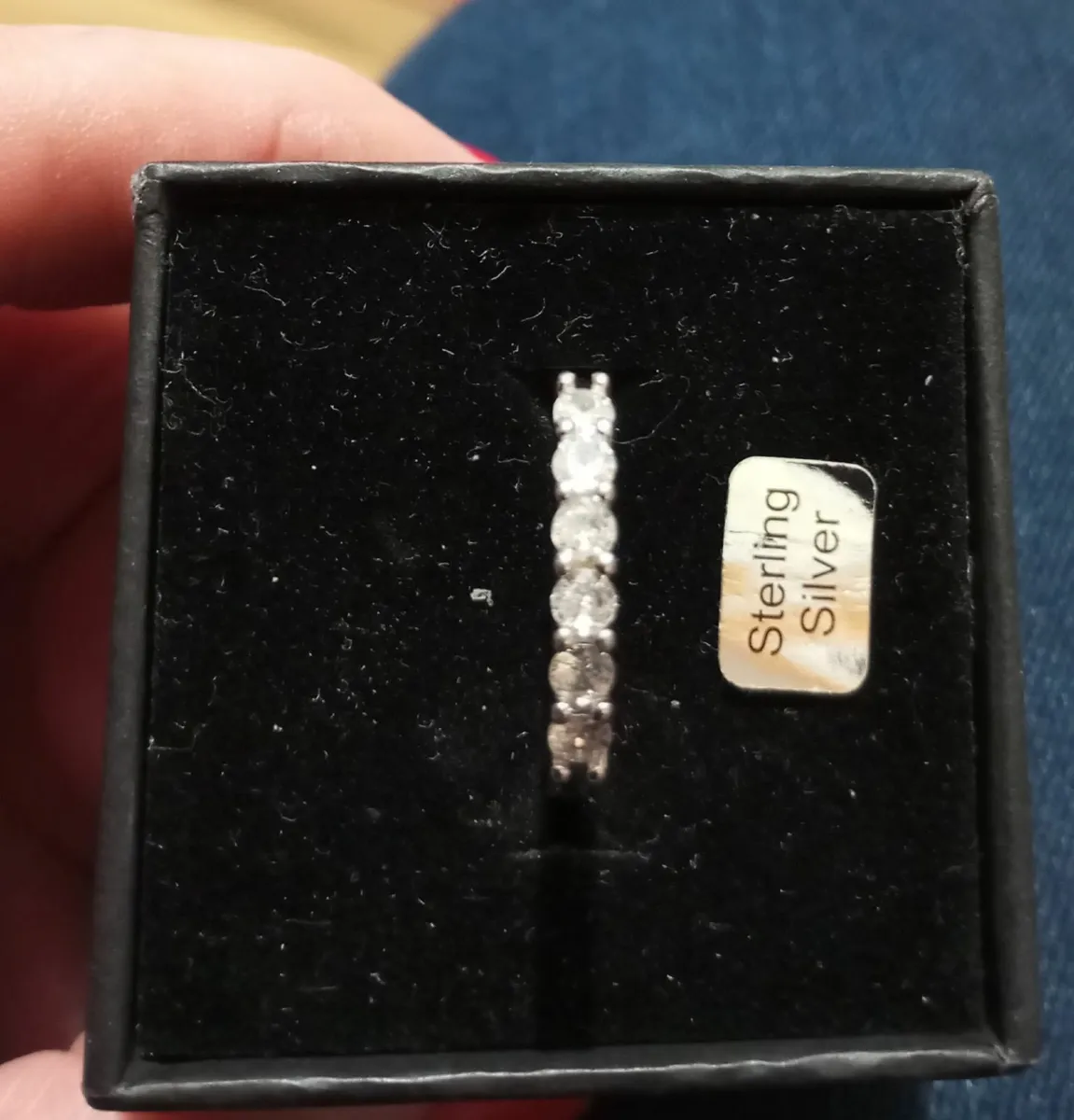 Silver Diamond ring - Image 3