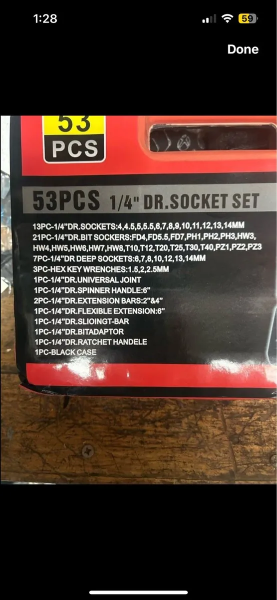 Socket set . Tools - Image 4