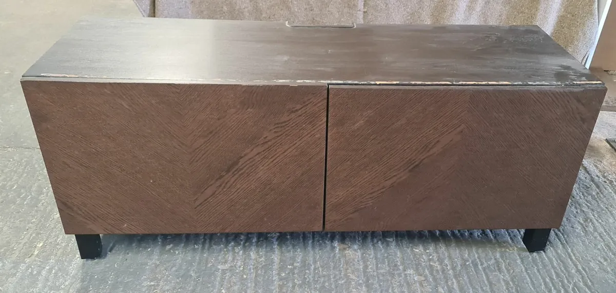 Dark Brown TV Cabinet / Storage Unit – Used - Image 3