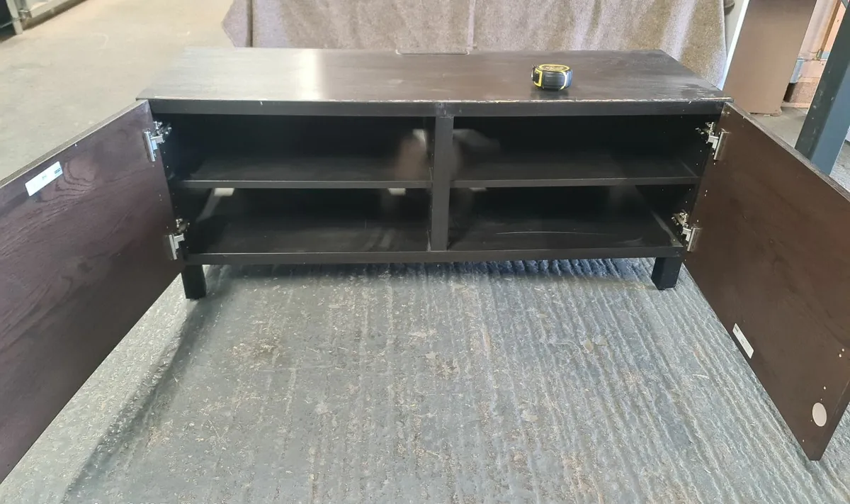 Dark Brown TV Cabinet / Storage Unit – Used - Image 4