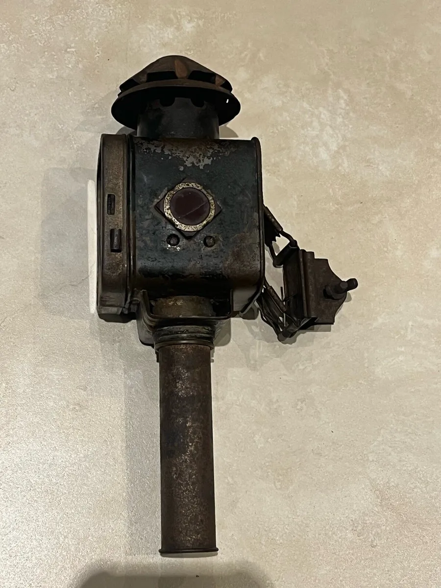 Antique Bicycle Candle Lamp - Image 1