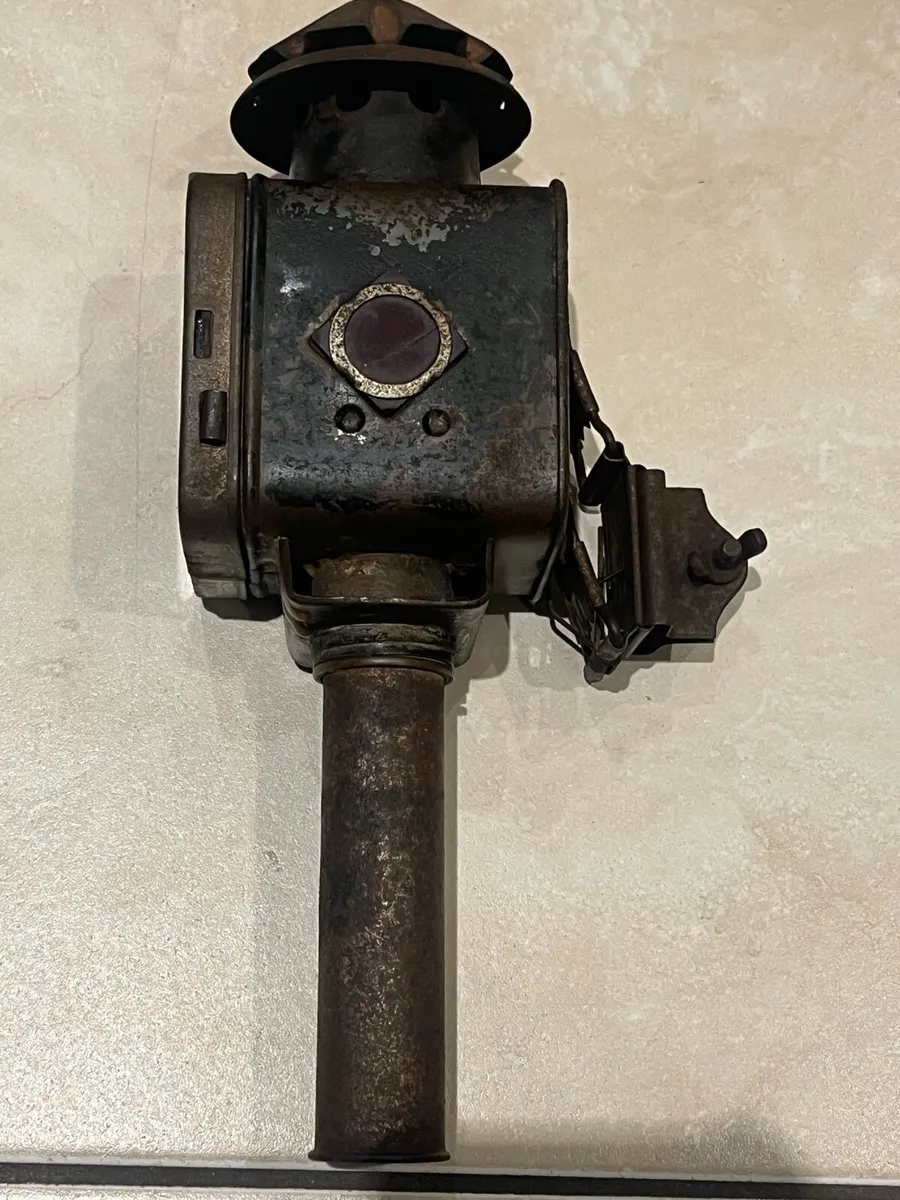 Antique Bicycle Candle Lamp - Image 3