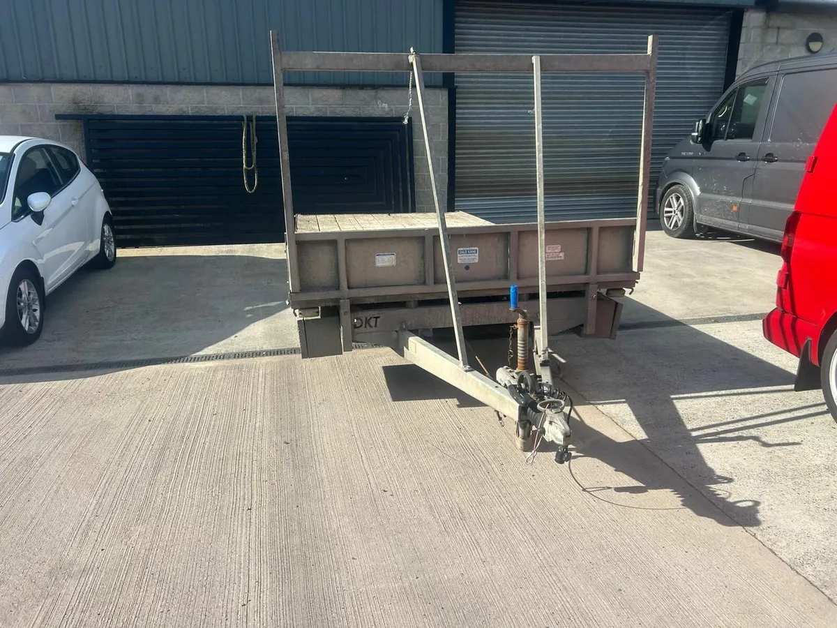 14ft DALE KANE TRI AXLE 3500KGS FLATBED TRAILER - Image 3