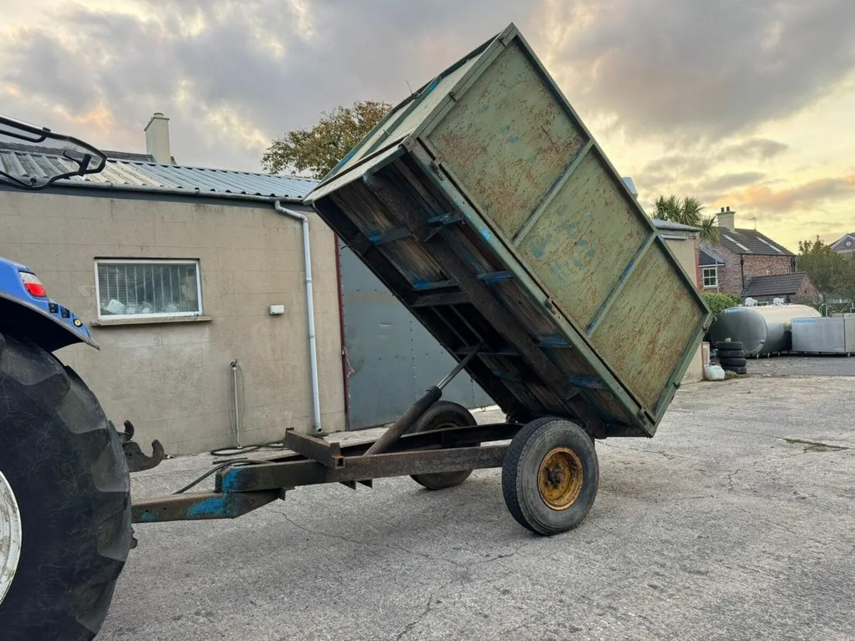 10ft x 6ft WEEKS DROPSIDE TIPPING GRAIN TRAILER - Image 4