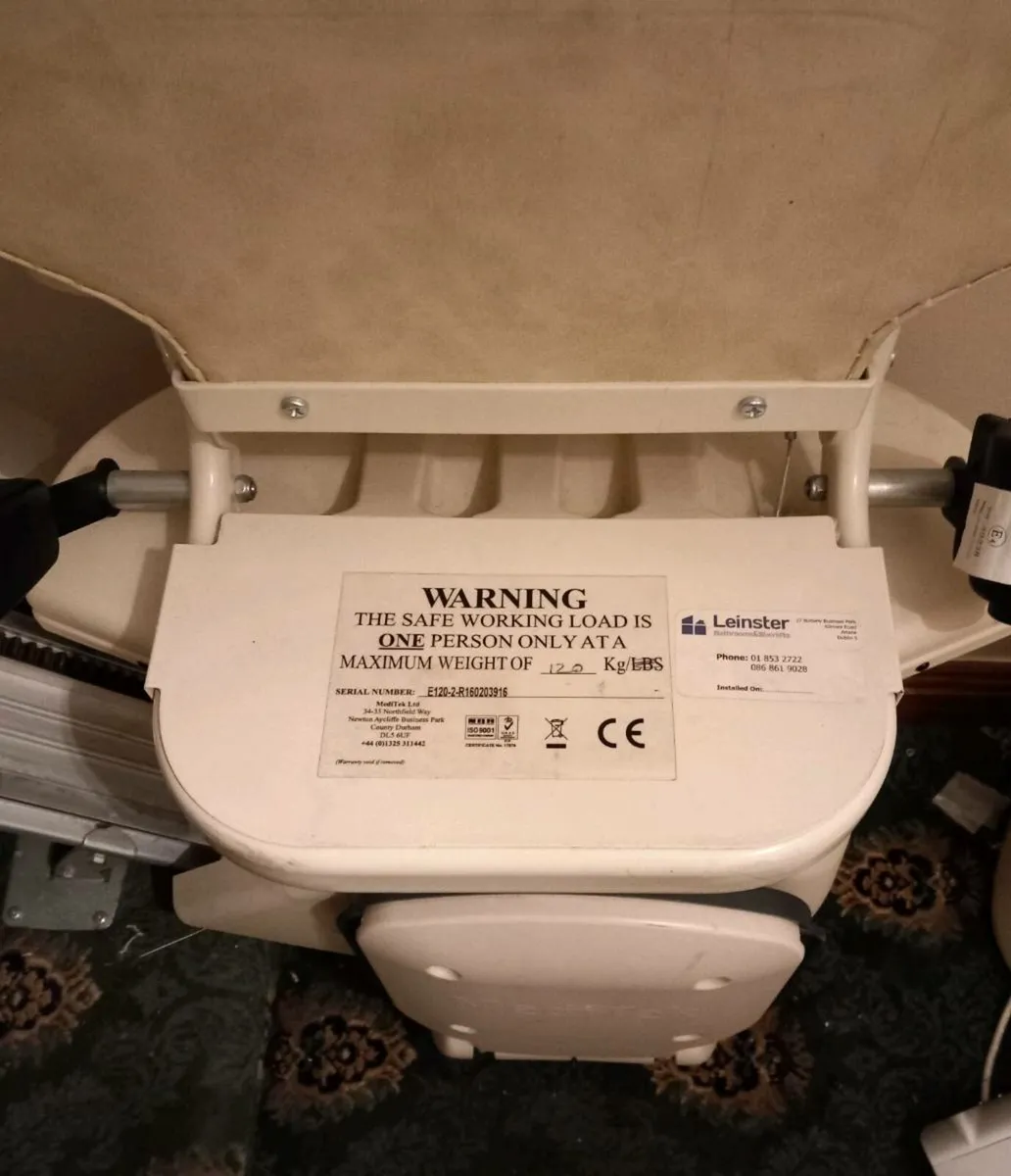 Meditek Straight Stair Lift – Excellent Condition - Image 4