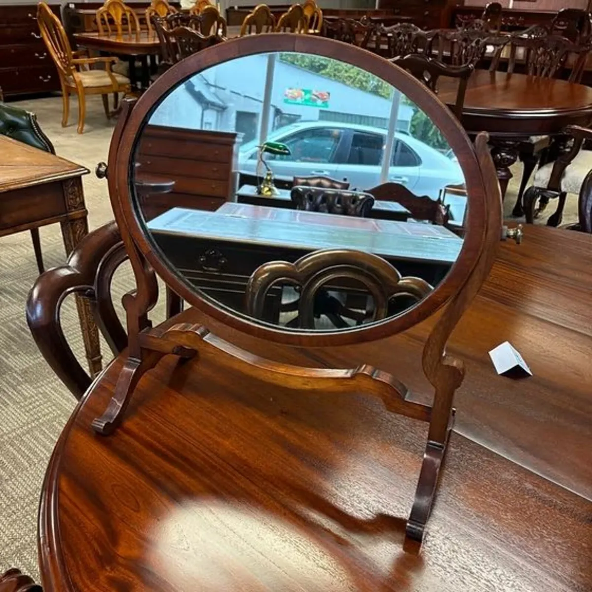 Fabulous Edwardian mahogany dressing table mirror
