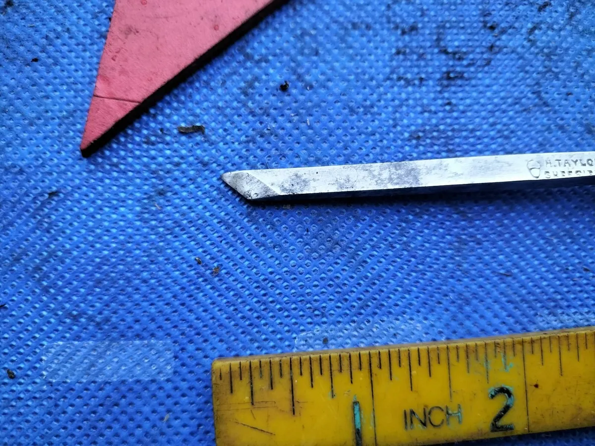 Carvers Skew Chisel by Taylor - Image 2