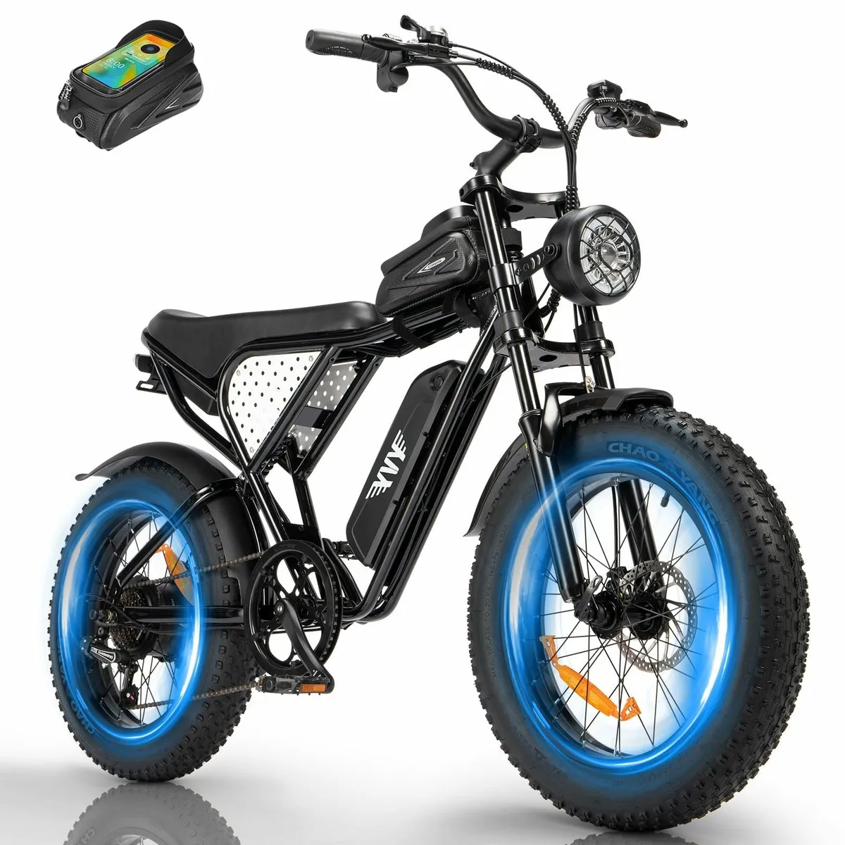 YVY C20 LITE 1200W Fat Tire Electric Bike - Image 1
