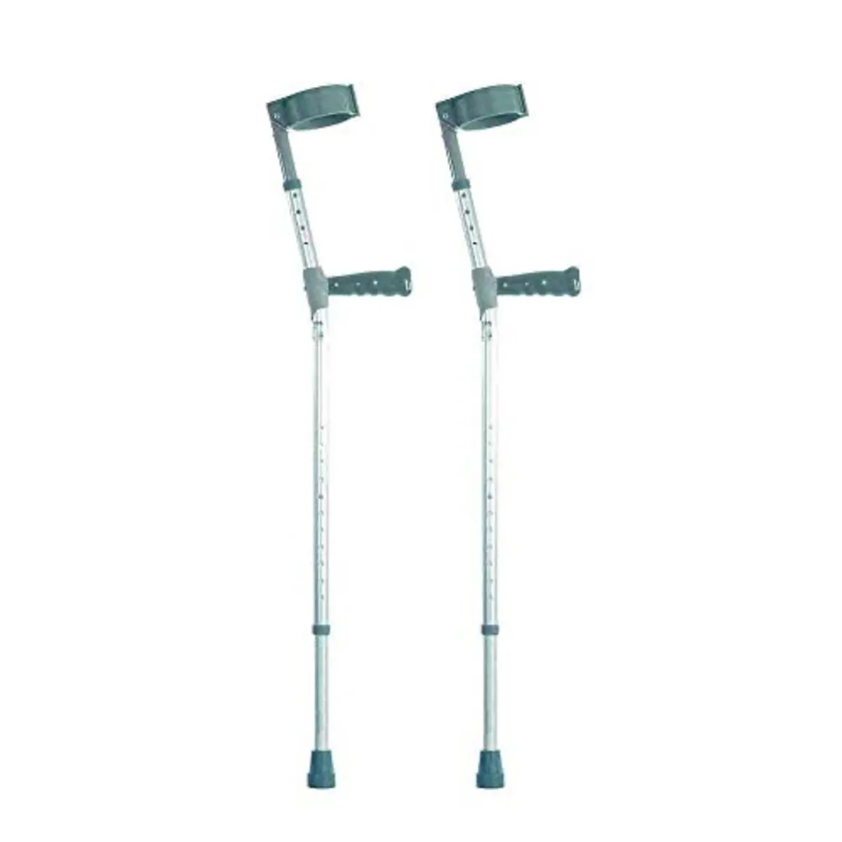 Adjustable aluminum crutches - Image 1