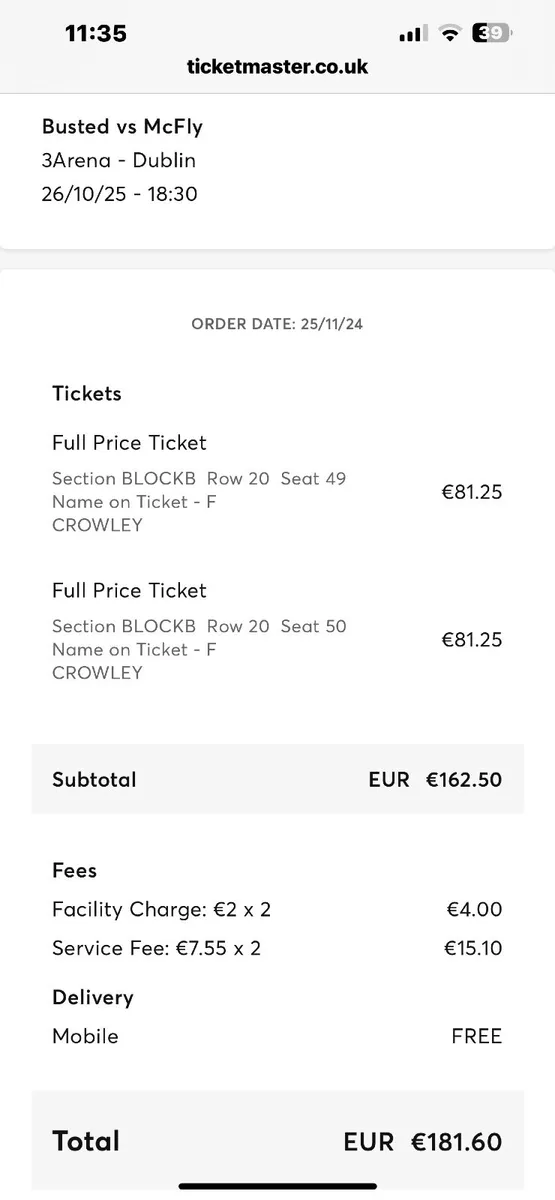 Concert tickets - Image 2