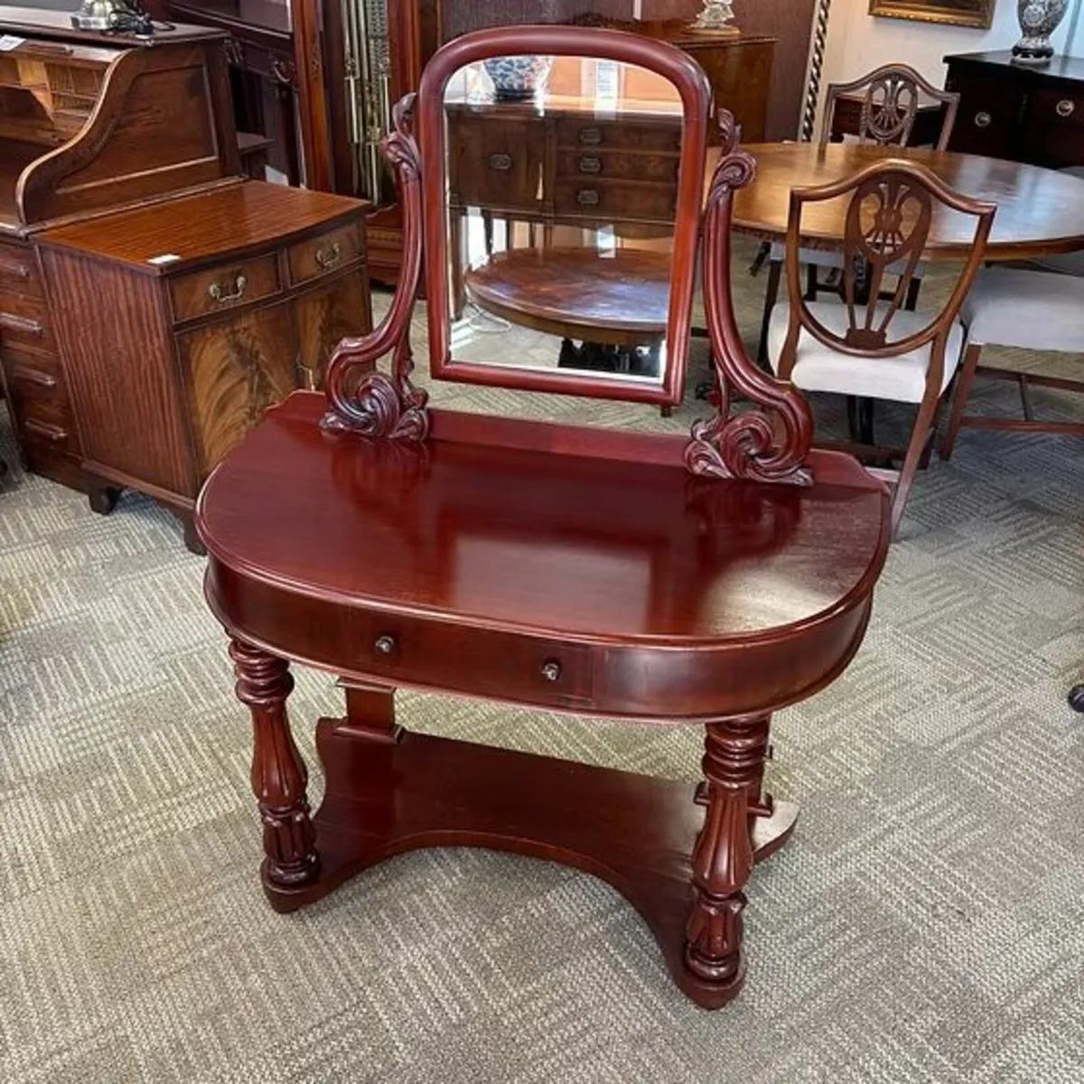 Fabulous Victorian mahogany duchess dressing table