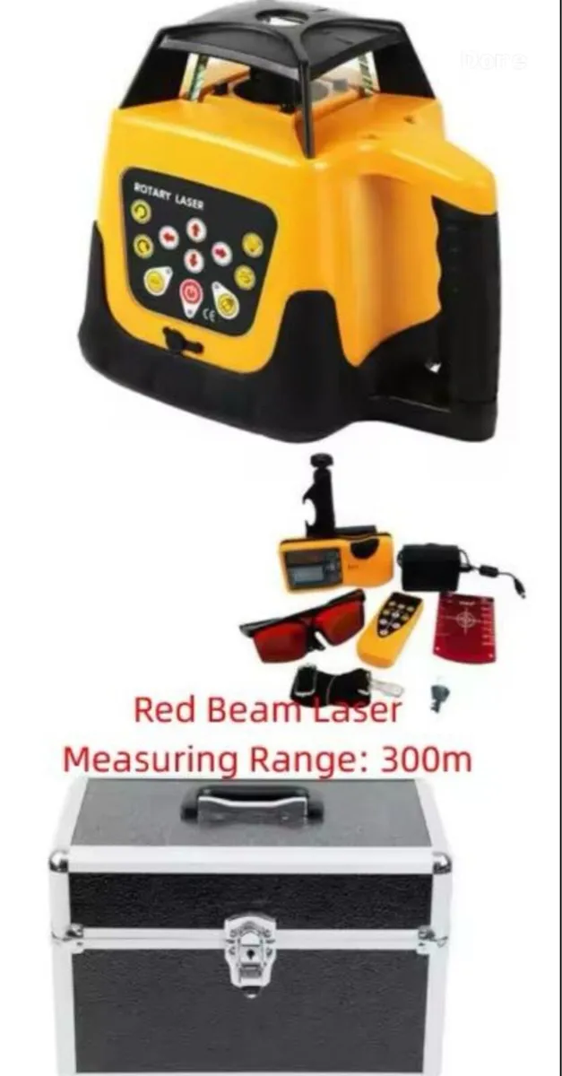 laser kit rotary 360 laser with receiver NEW - Image 2