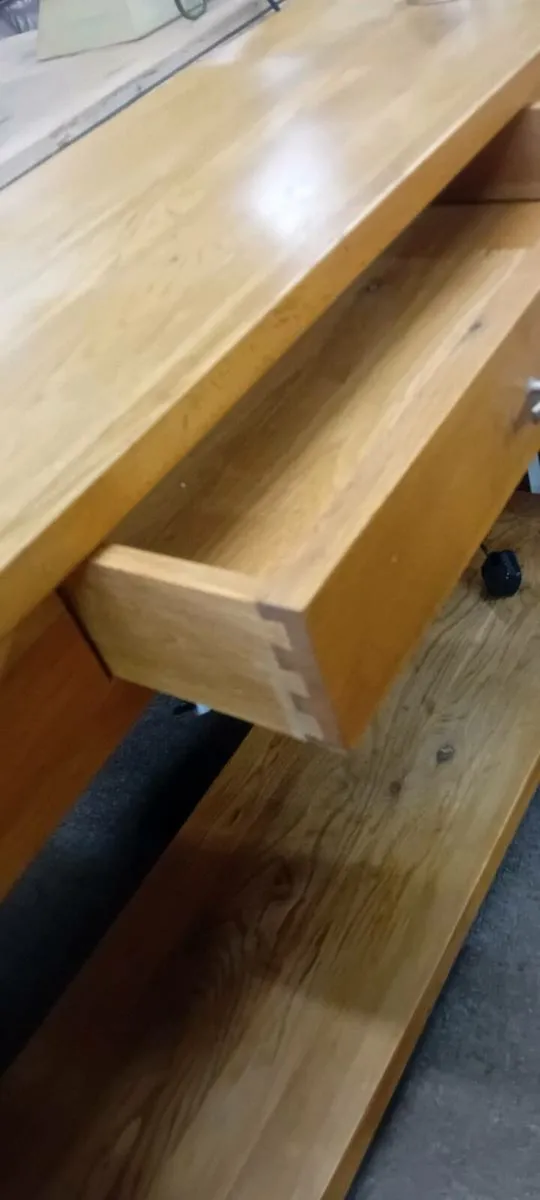 Modern Beech Console Table - Image 2