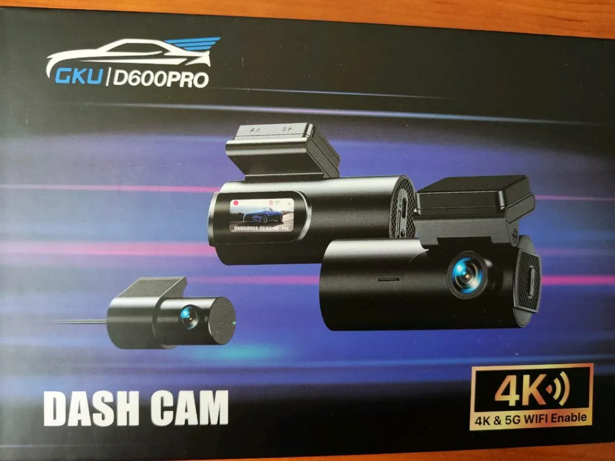Dash Cam 4k & Hardwire kit - Image 1