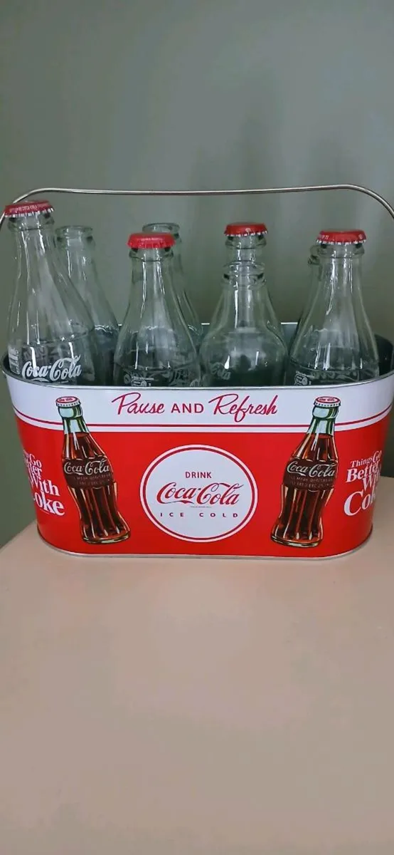 Coca-cola IceBucket With Bottles and Bottle Opener - Image 1