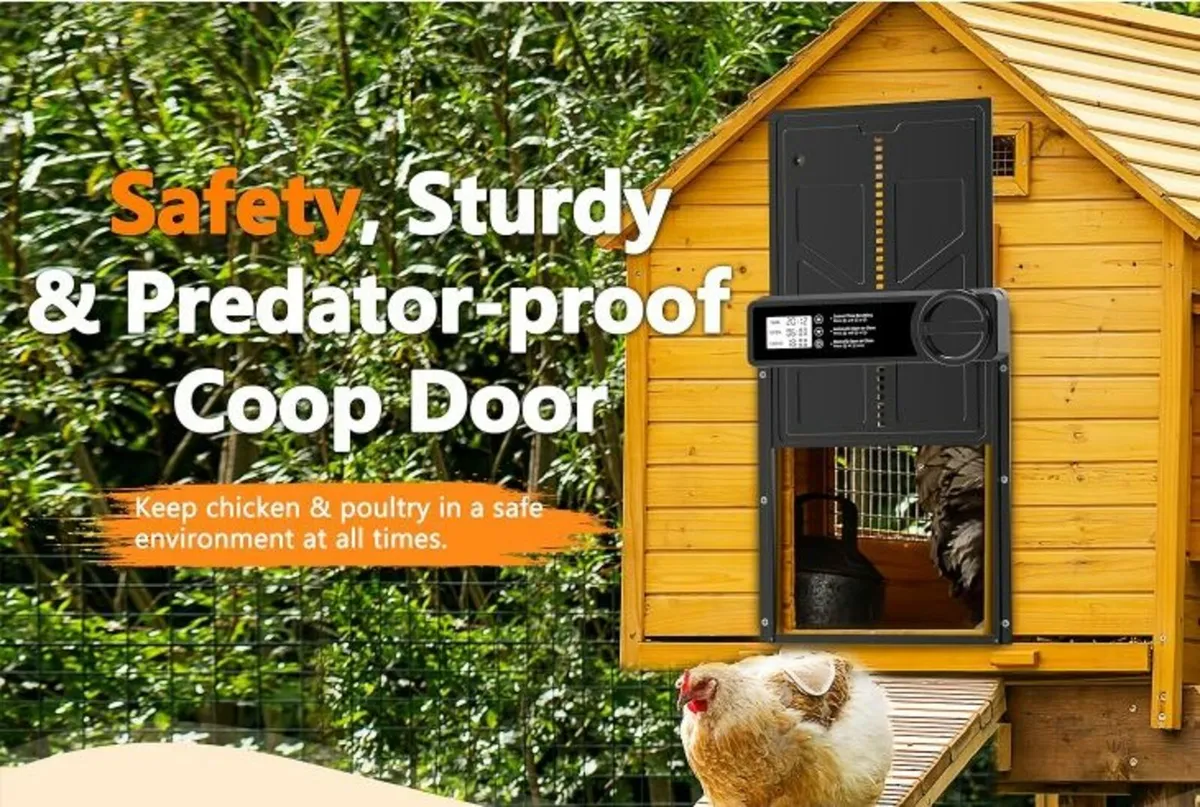 AUTOMATIC CHICKEN COOP  DOOR HEN-TRANCE - Image 1