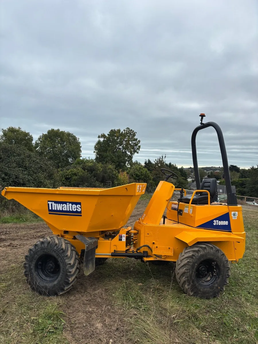 Thwaites 3 ton dumper - Image 1