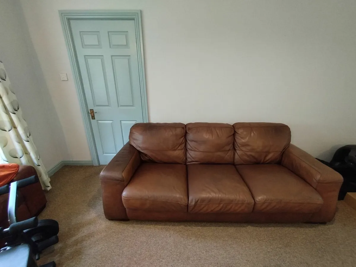 Leather couch