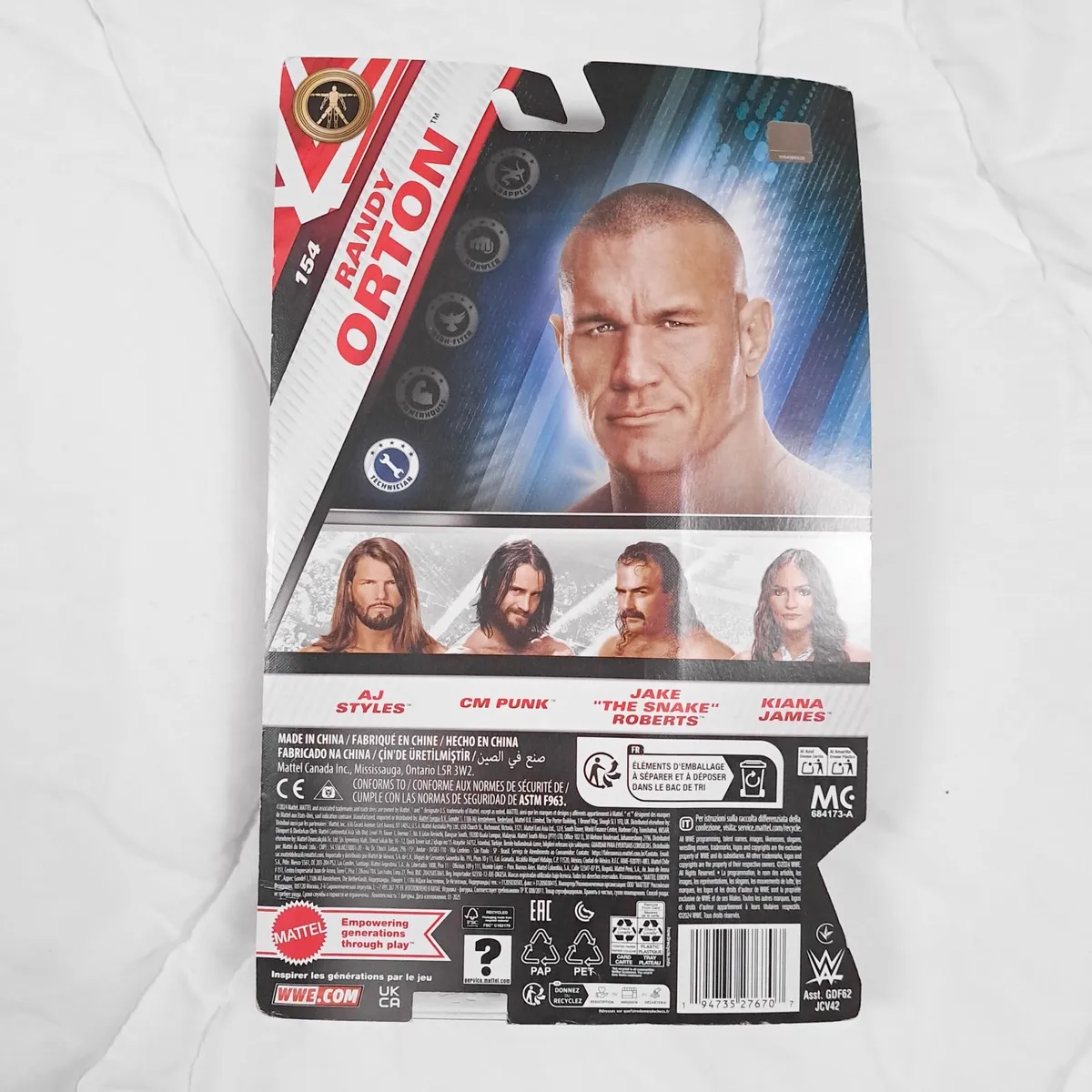WWE Randy Orton Figure Mattel Main Event 154 - Image 4