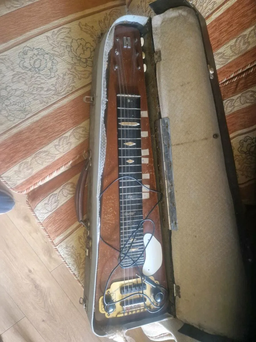 Vintage steel guitar - Image 1