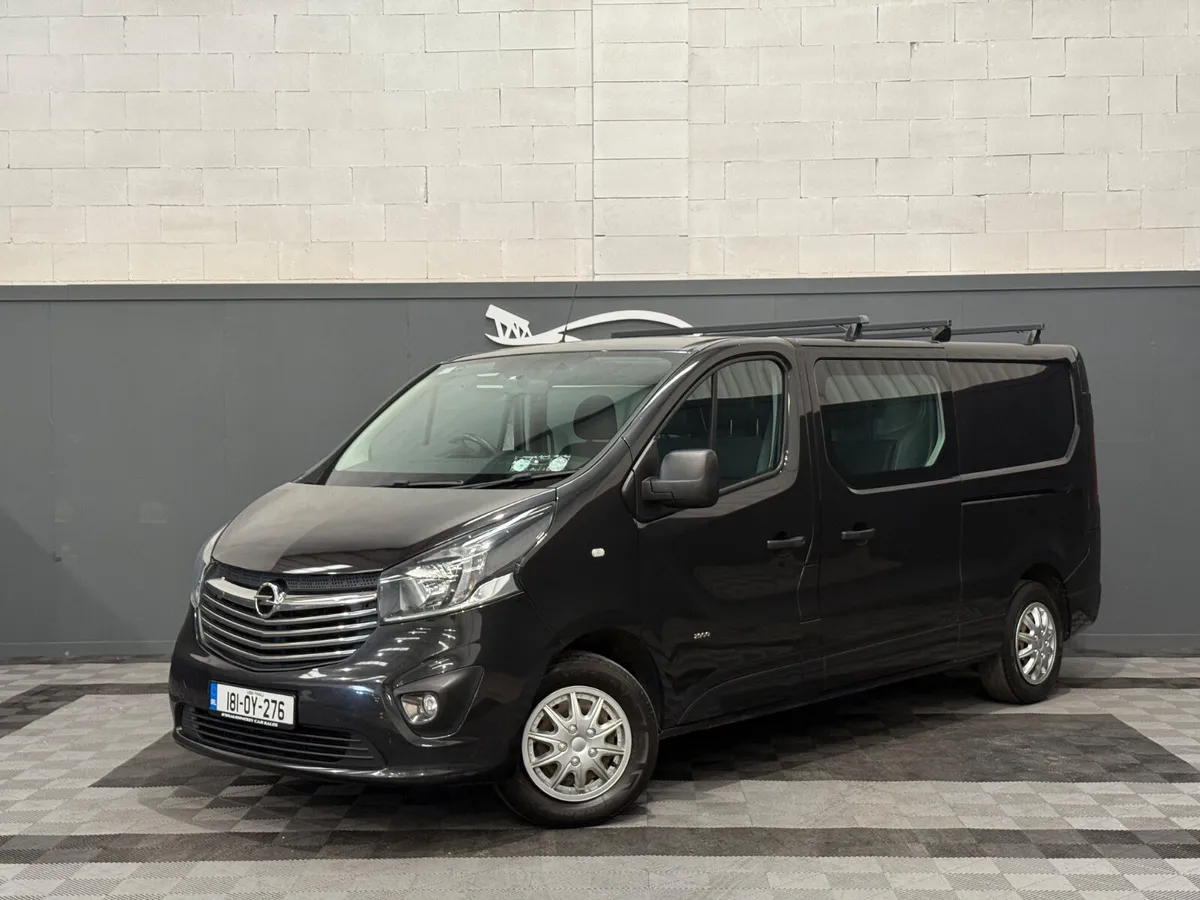 Opel Vivaro 2018 Crew cab 6 seater €10950 INC VAT - Image 2